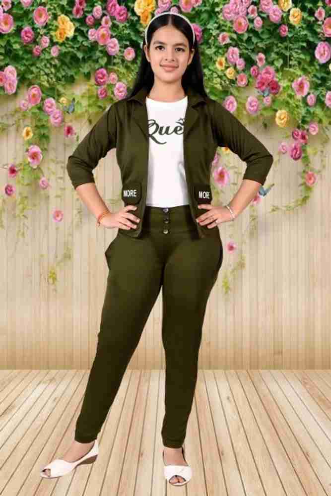 NAIDA Girls Casual Blazer Shirt and Trouser Set Price in India Buy NAIDA Girls Casual Blazer Shirt and Trouser Set online at Flipkart