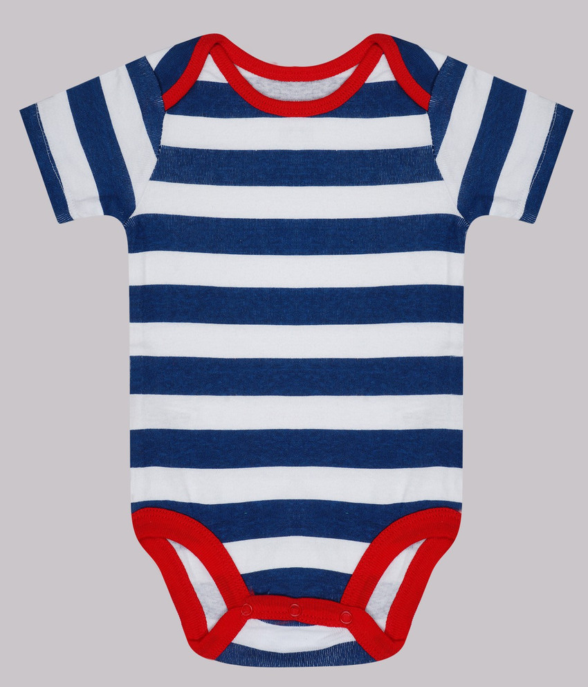 Pelian Romper For Baby Boys Baby Girls Casual Striped Pure