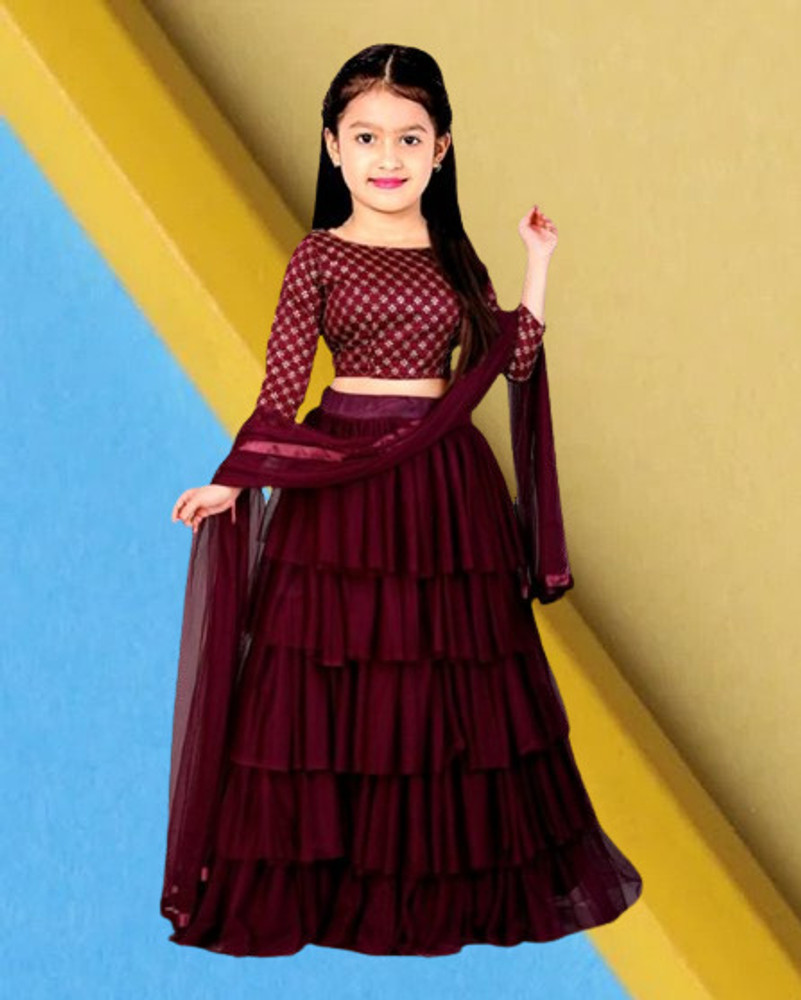 Lehenga choli for clearance 12 year girl flipkart