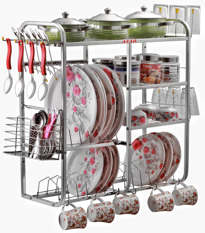 Wall hanging utensil stand outlet
