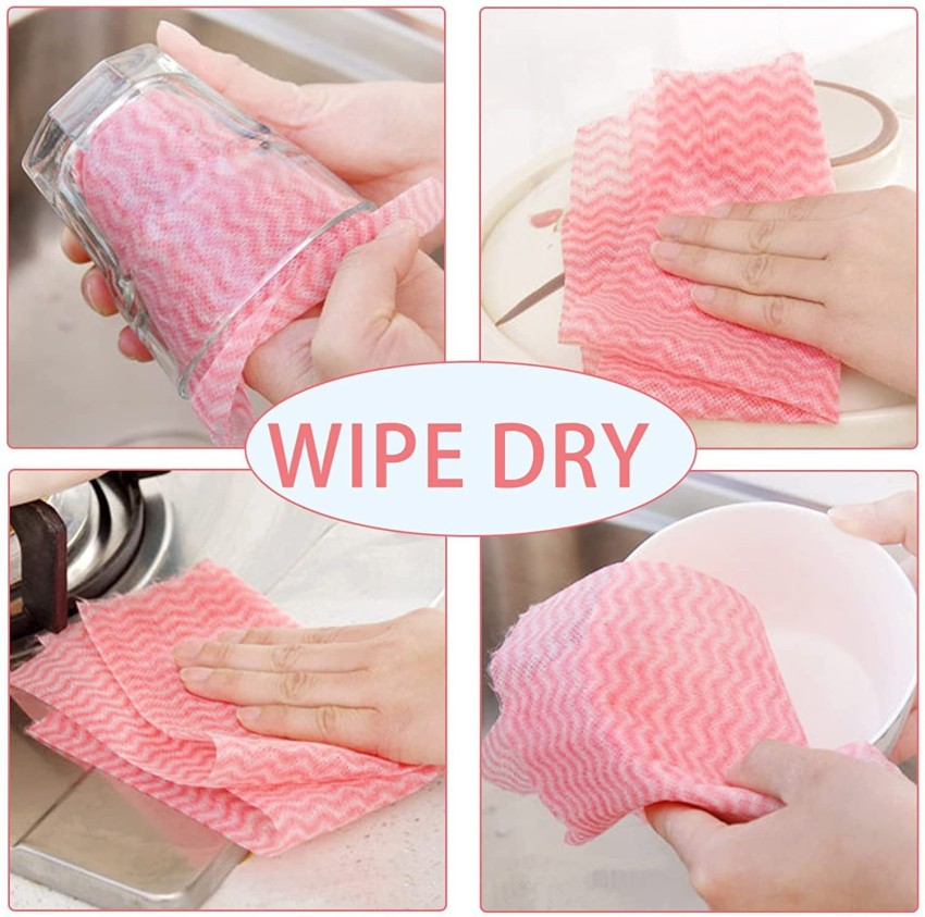 Nurven Reusable Kitchen Printed Tissue Paper Sheets Durable Non-stick Oil  Absorbing Paper Roll Kitchen Special Paper Towel Wipe Paper Dish Cloth  Cleaning (1) 