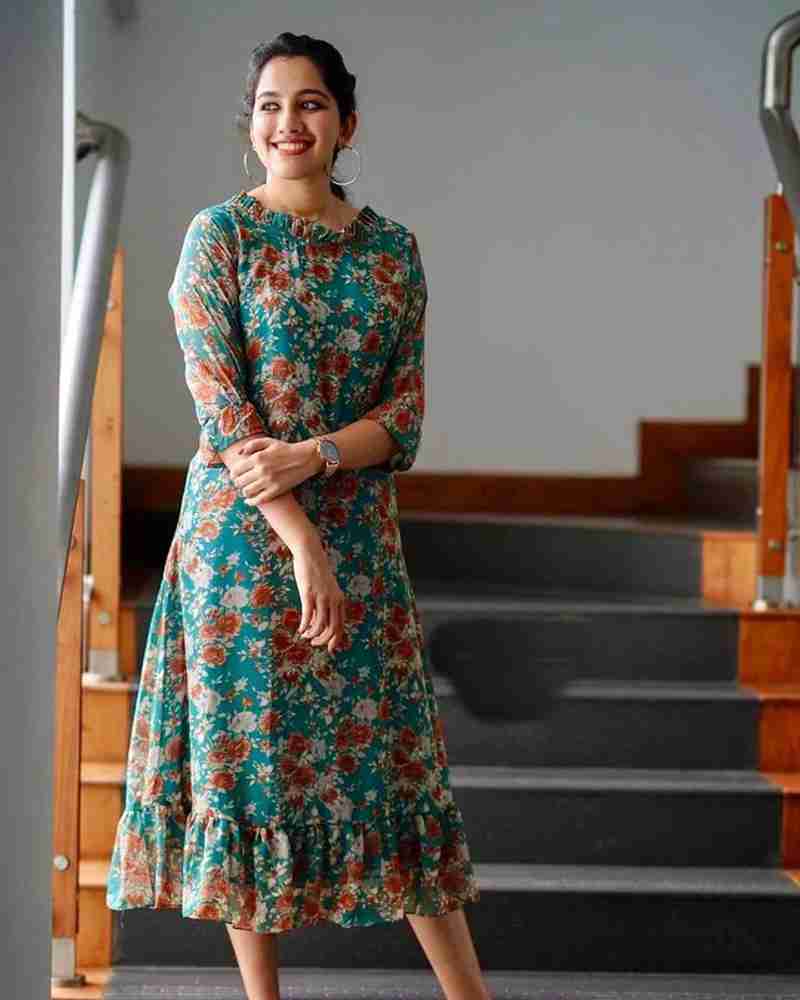 Asymmetric store kurti flipkart