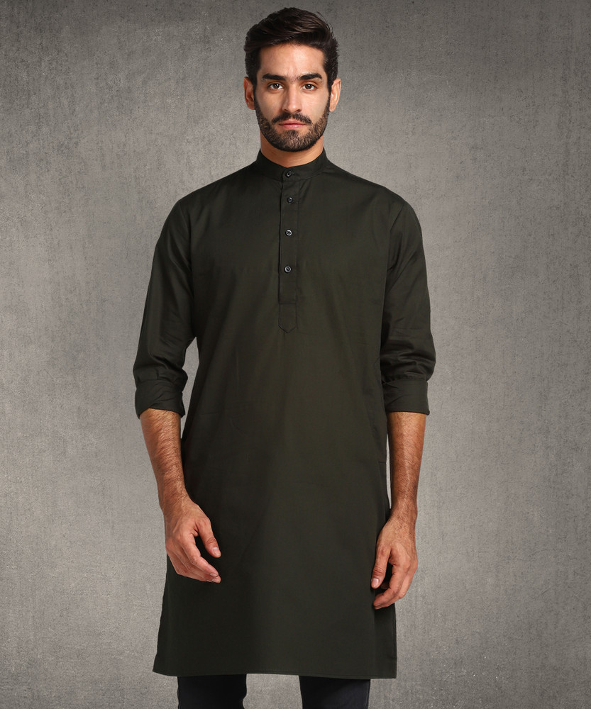 Black kurta flipkart best sale