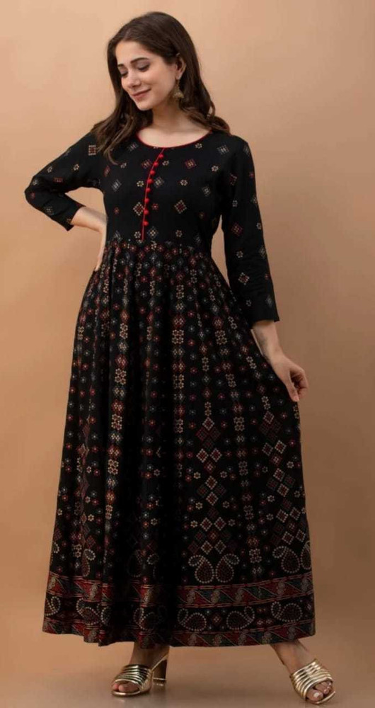 NYARA FASHION Women Printed Anarkali Kurta Buy NYARA FASHION