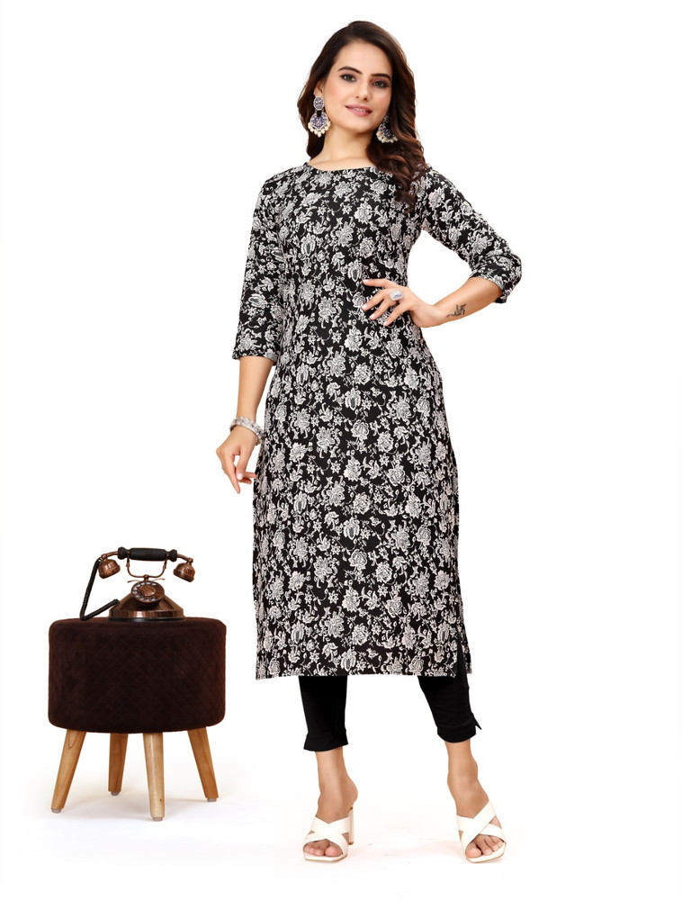 Black kurta flipkart 2025