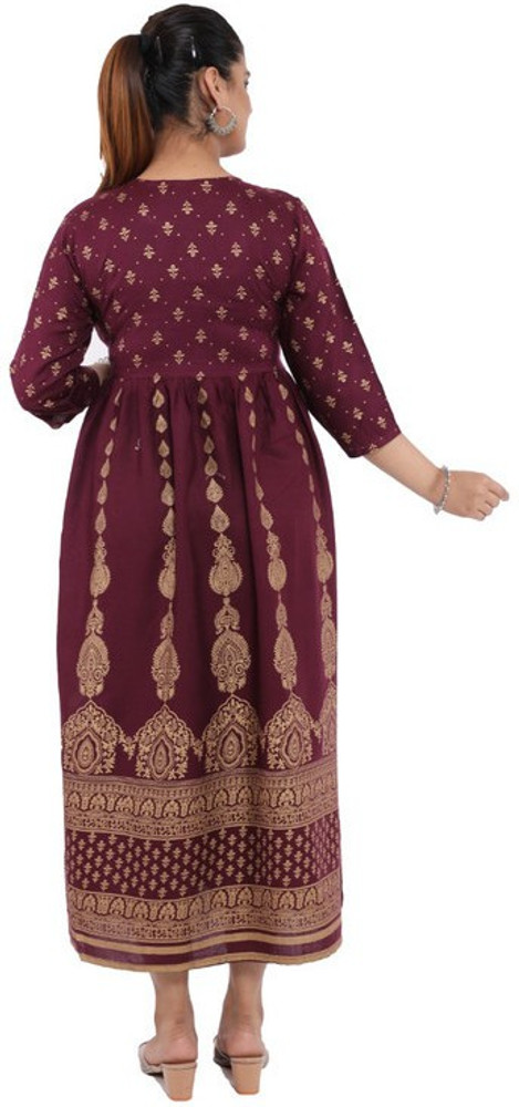 SABHYATA CREATION Women Printed Flared Kurta Buy SABHYATA