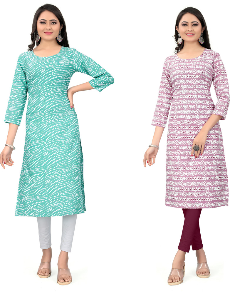 Tanish Women Printed Straight Kurta Buy Tanish Women Printed