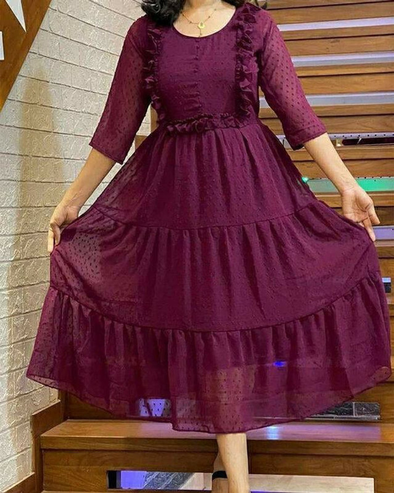 Flared kurti sale flipkart
