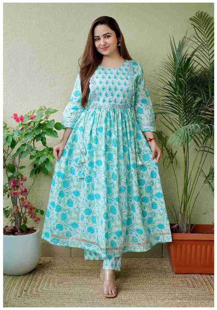 Long frock with trouser 2025