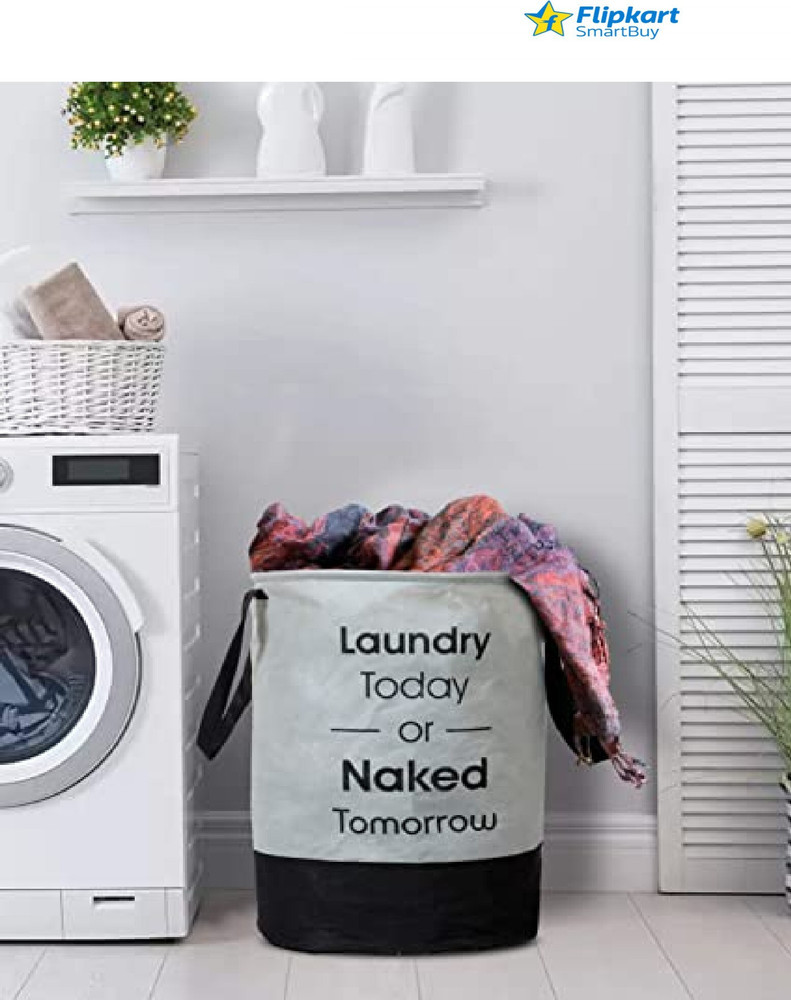 Flipkart SmartBuy 45 L Grey Laundry Bag