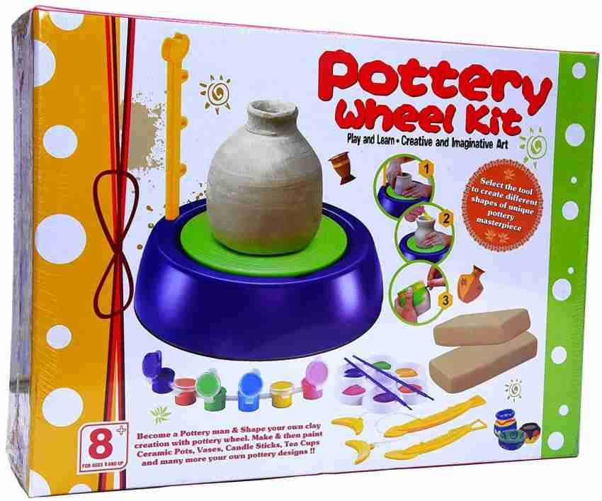 Playtopia Pottery Wheel Kit for Kids with DIY Hand make Ceramic Pottery  Machine Kids Toy - Pottery Wheel Kit for Kids with DIY Hand make Ceramic  Pottery Machine Kids Toy . shop