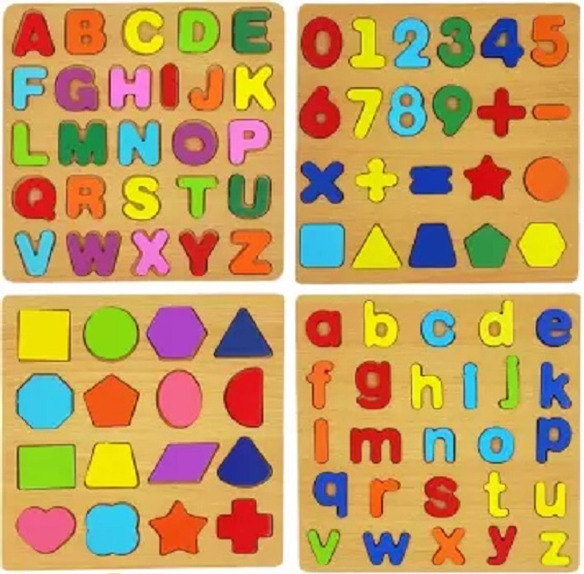 Alphabet and number best sale puzzles for toddlers