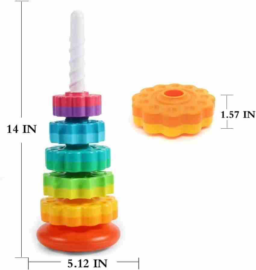 CountryLink Spinning Stacking Tower Baby Activities Toys Learning toy BIS Approved Spinning Stacking Tower Baby Activities Toys Learning toy BIS Approved Buy Spinning Toy Stacking Toy toys in India. s...