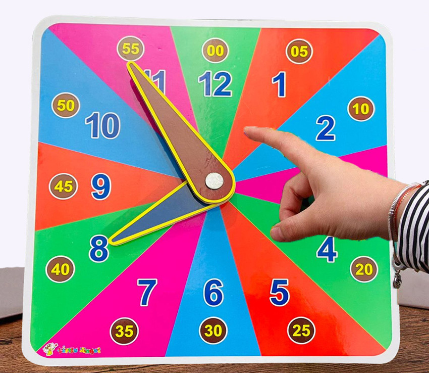 FORSIKHA Student Dummy time learning clock for kids to teach and learn time in watch Toy Price in India Buy FORSIKHA Student Dummy time learning clock for kids to teach and