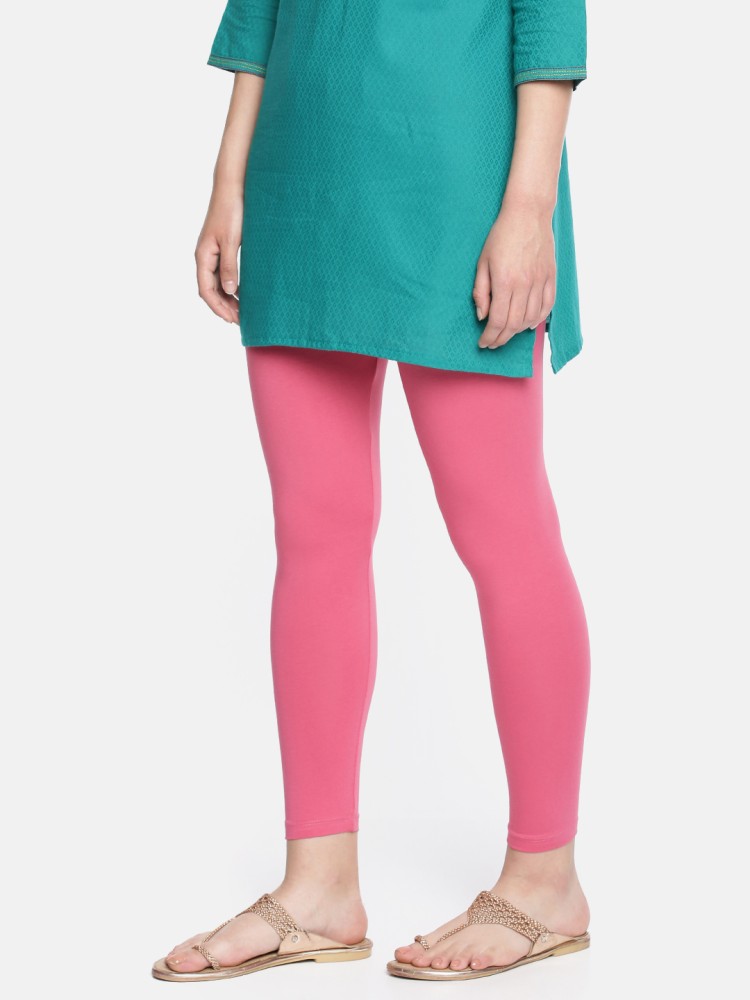 Dollar Missy - Pink Cotton Women's Leggings ( Pack of 1 ) Price in India -  Buy Dollar Missy - Pink Cotton Women's Leggings ( Pack of 1 ) Online at  Snapdeal