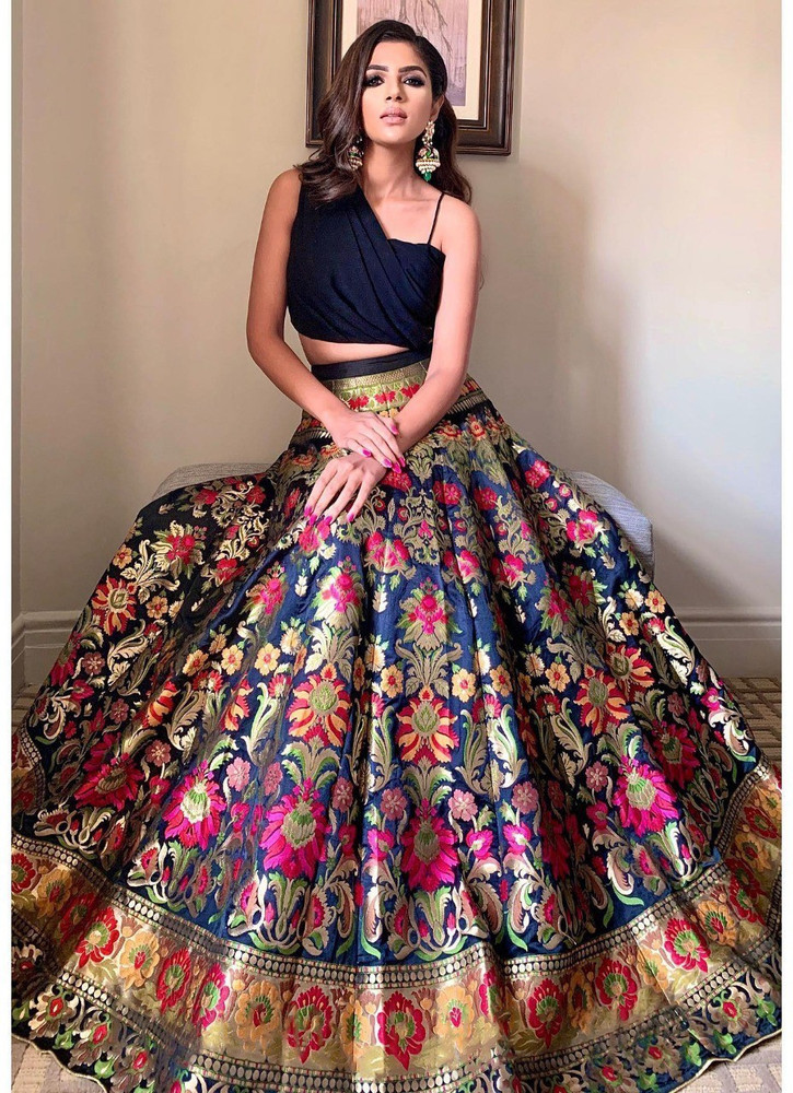 Flipkart crop top lehenga with price top