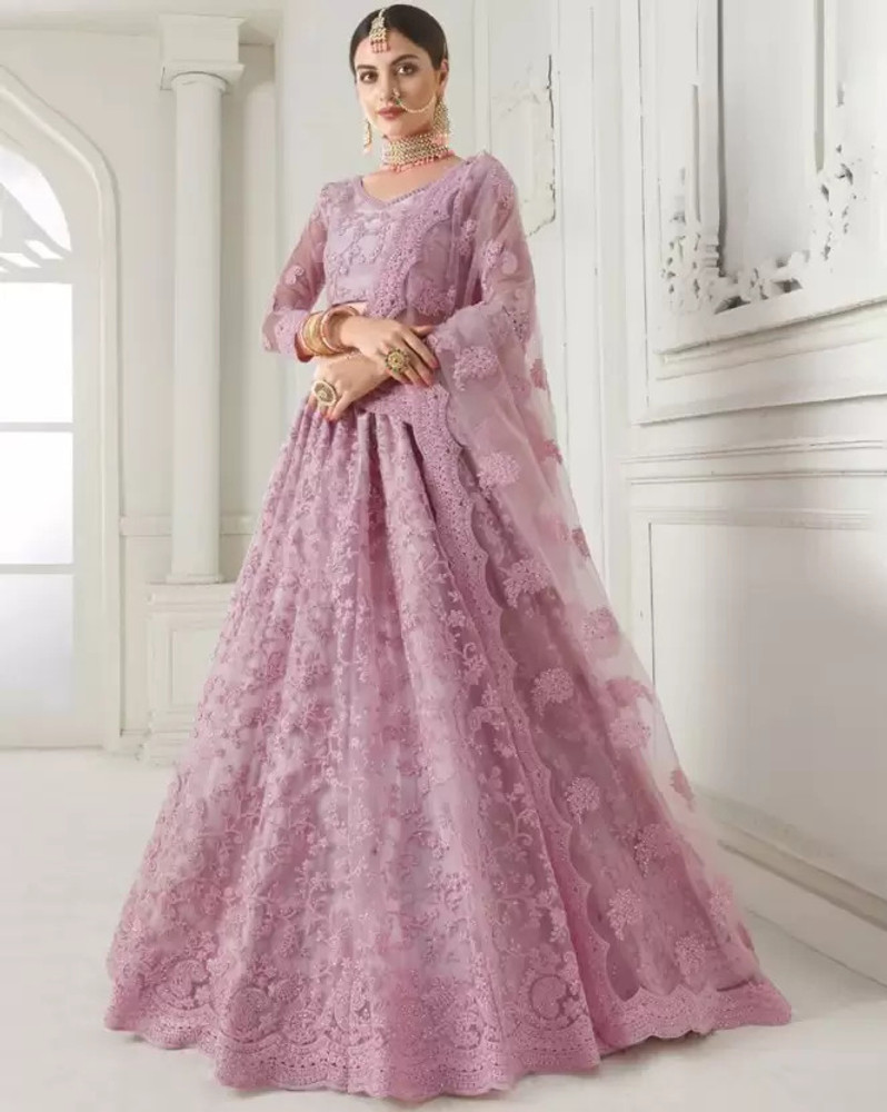 Pink She Embroidered Semi Stitched Lehenga Choli Buy Pink She Embroidered Semi Stitched Lehenga Choli Online at Best Prices in India Flipkart