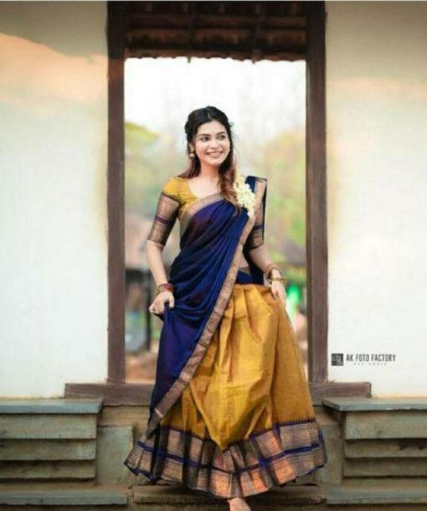 Lehenga half saree in flipkart 2025