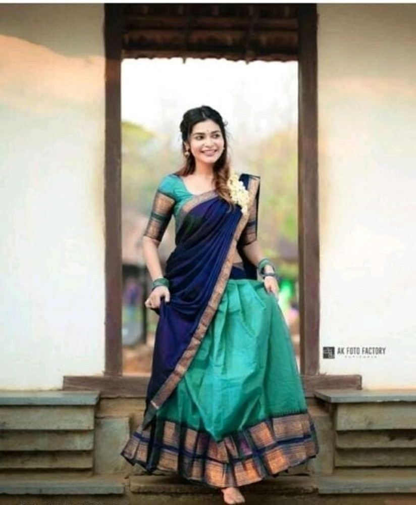 Flipkart lehenga online half saree