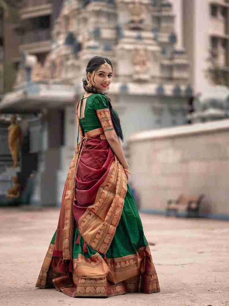 Maharashtrian ghagra choli discount