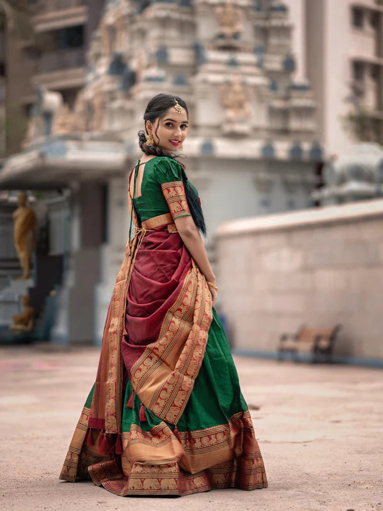 Marathi lehenga discount