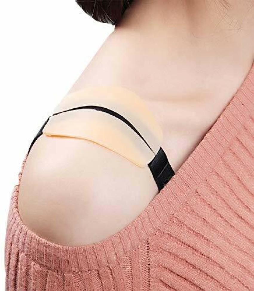 Underwear Shoulder Pads Silicone Bra Straps Anti-Slip Soft
