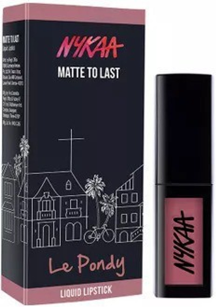 NYKAA Matte To Last Liquid Lipstick Le Pondy 15 Price in India Buy NYKAA Matte To Last Liquid Lipstick Le Pondy 15 Online In India Reviews Ratings Features Flipkart