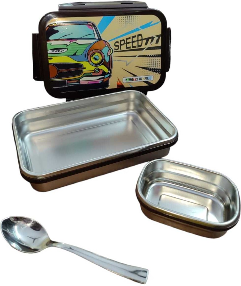 Buy Milton Flat Lunch Box Set Grey 1L+200ml Online - Shop Home & Garden on  Carrefour UAE