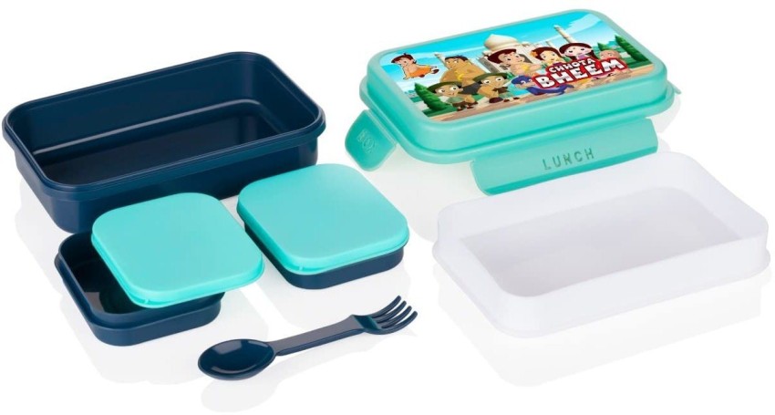 RANIC Kids Lunch Box Plastic, Tiffin Box for Boys