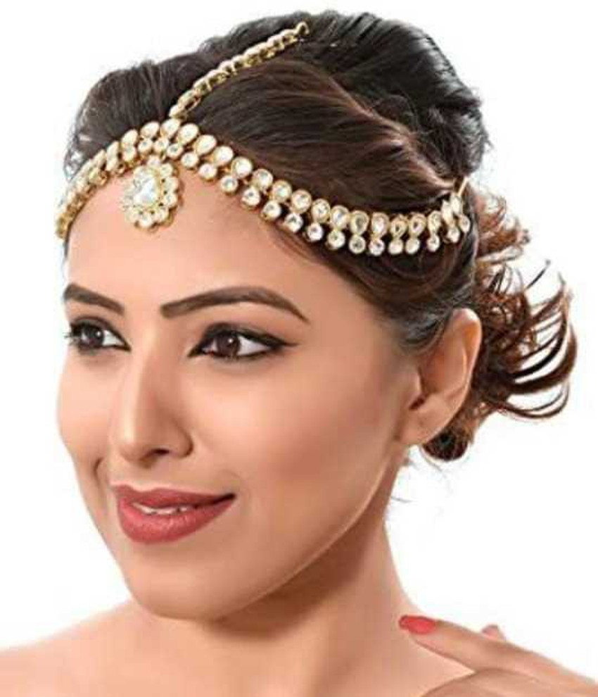 JewelShadi Brass Maang Tikka Price in India Buy JewelShadi Brass