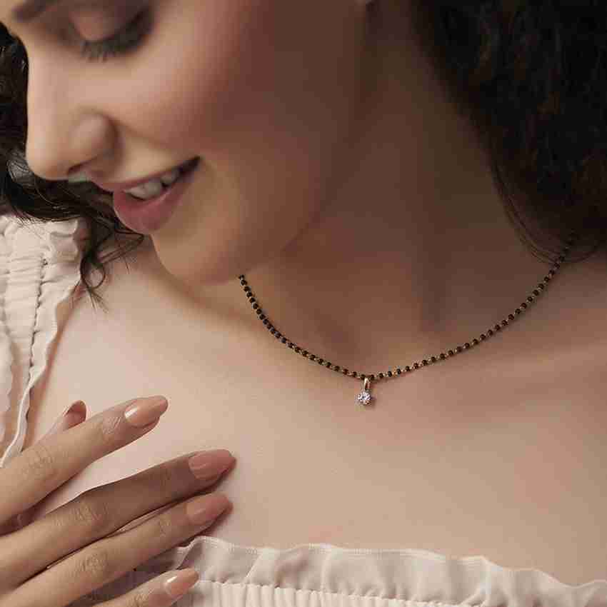 Winnifred Glowzi Exclusive Gold Short Mangalsutra Brass