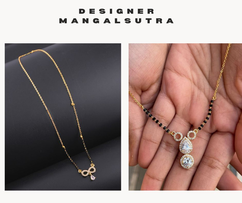 Light weight cheap gold mangalsutra design
