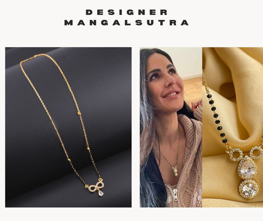 Light weight on sale gold chain mangalsutra