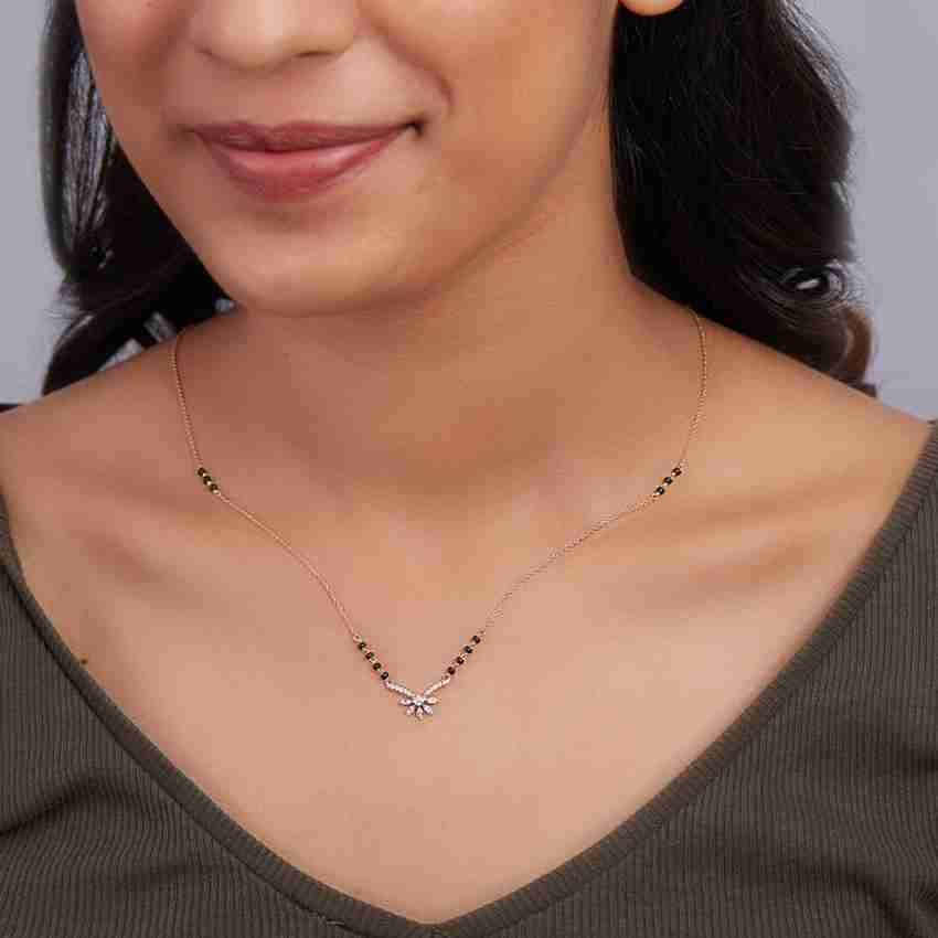Small diamond mangalsutra online