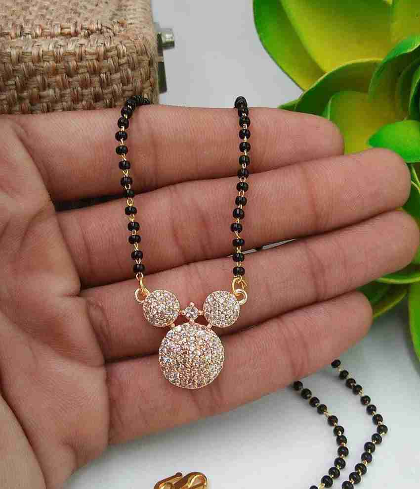 Ladies beautiful alloy best sale mangalsutra