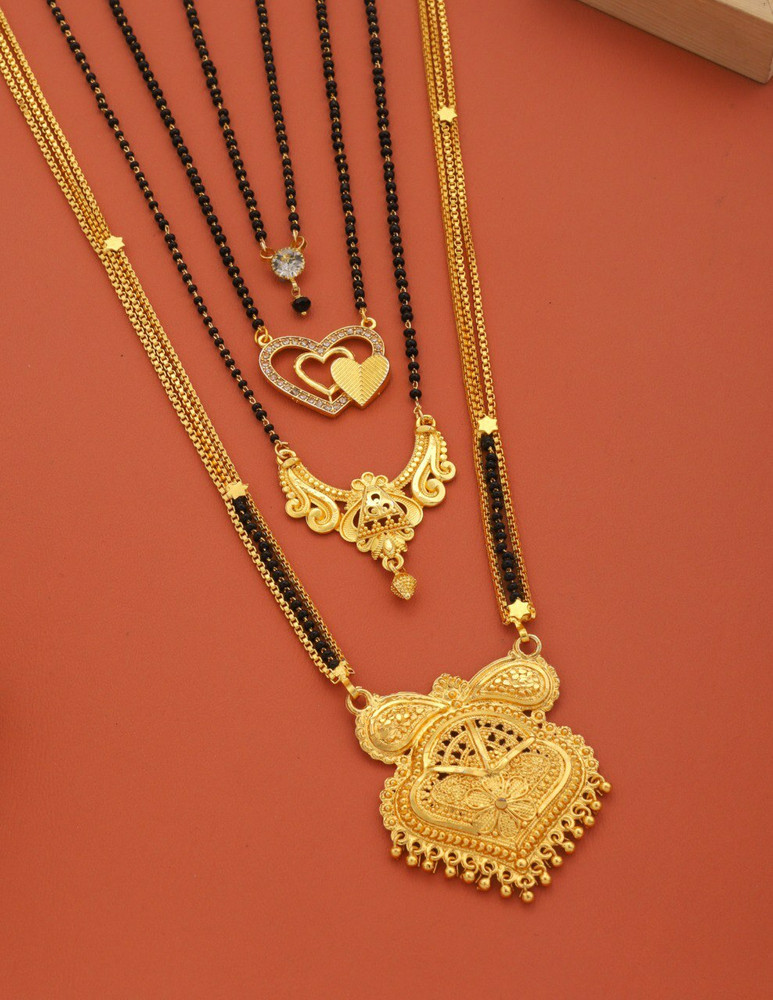 New long mangalsutra cheap design gold