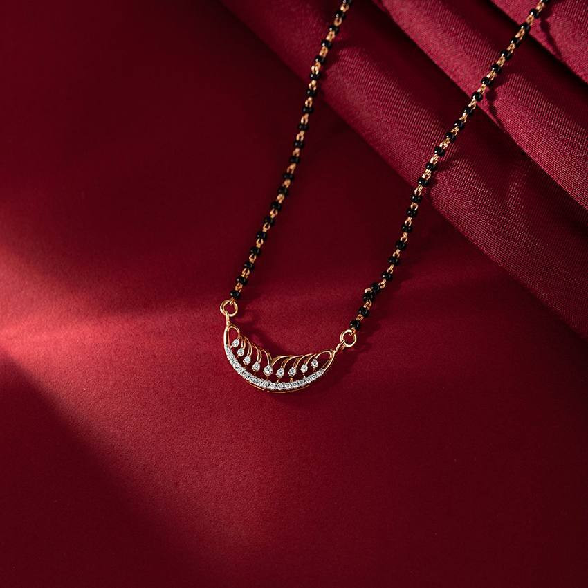 Manubhai jewellers diamond mangalsutra top