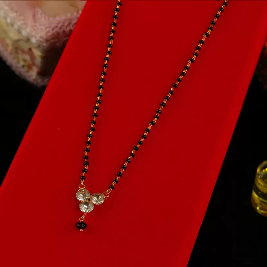 Imitation sale diamond mangalsutra