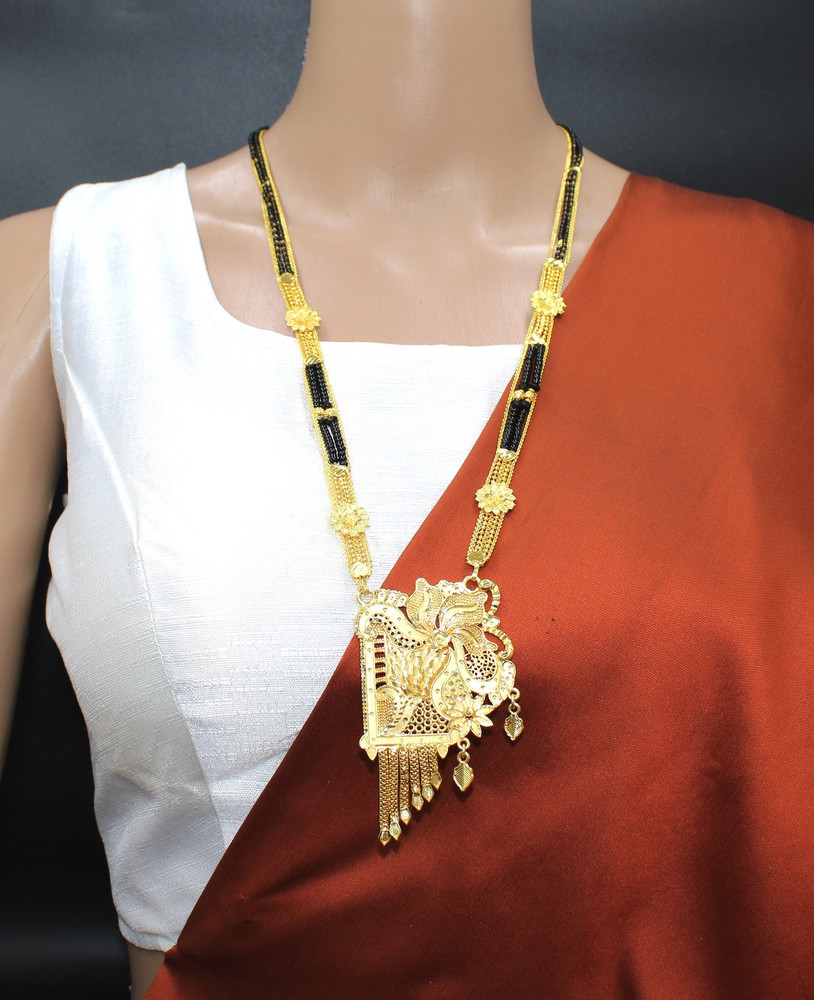 One gram gold mangalsutra store designs with price