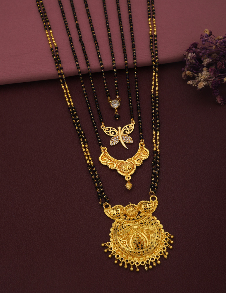 Makezak combo of bestseller Brass Mangalsutra Price in India Buy Makezak combo of bestseller Brass Mangalsutra Online at Best Prices in India Flipkart