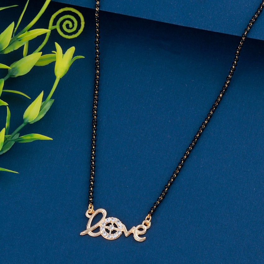 Delicate mangalsutra new arrivals in gold