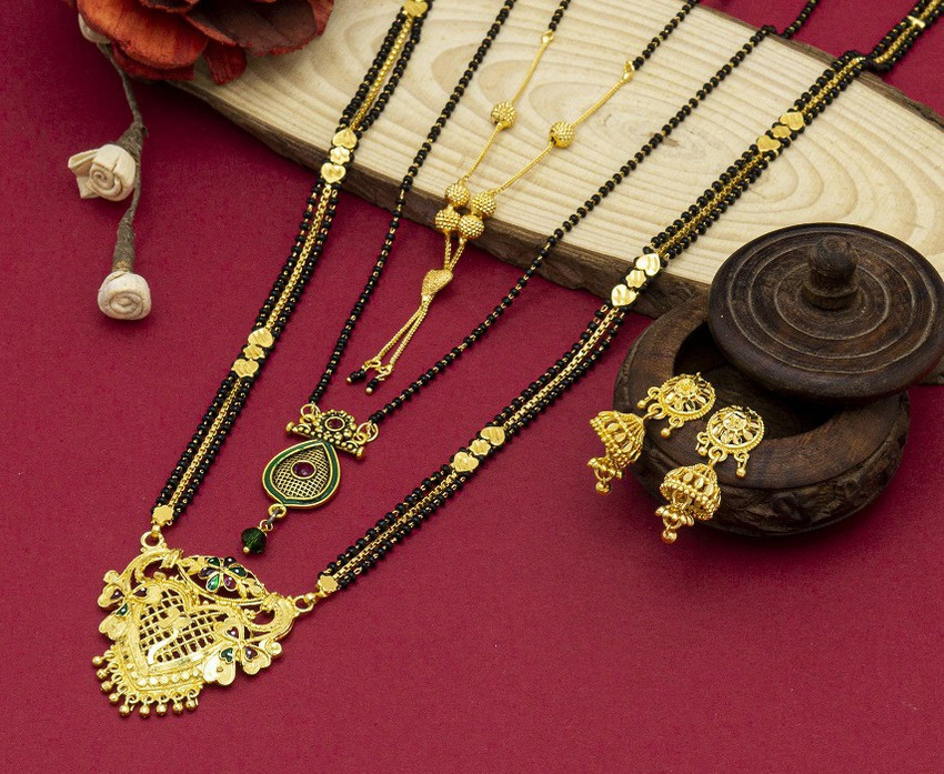 Jewellery design gold mangalsutra hotsell