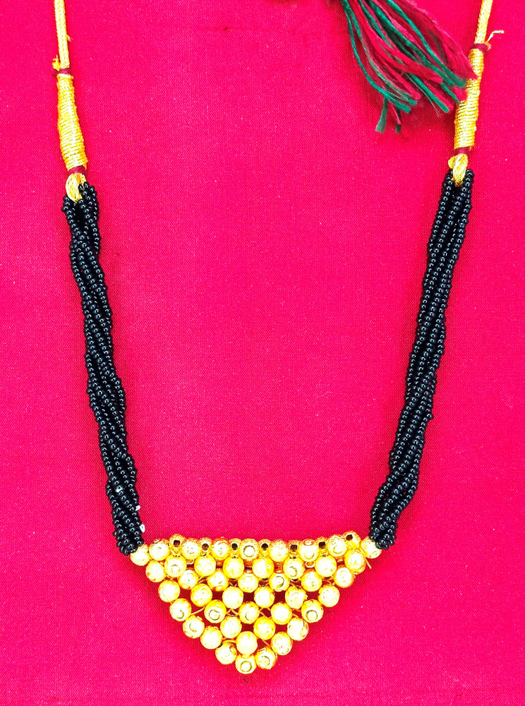Black mani thushi mangalsutra clearance