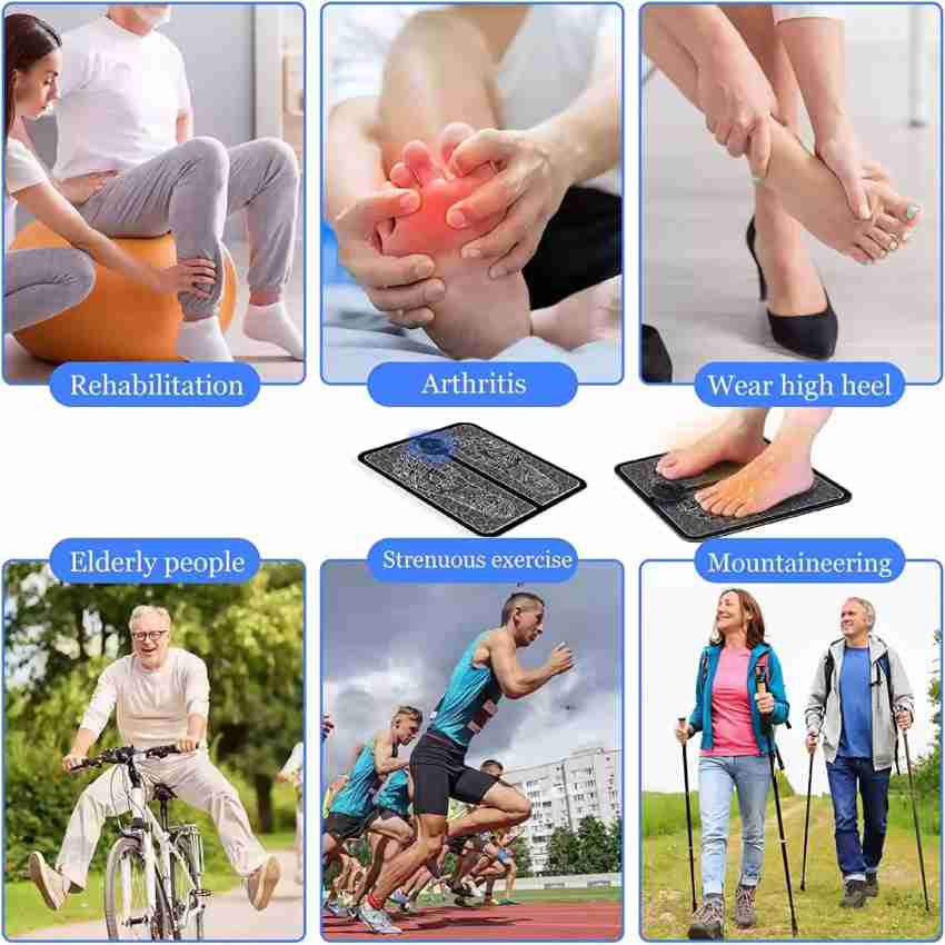 Ems Foot Massager Electric Mat & Mini Body Massager Combo