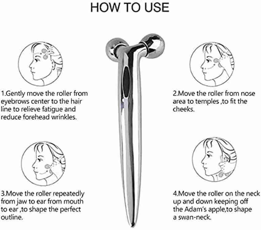 Silver tech Face Roller Facial Massage 3D Massage Face Roller Micro Current Roller Massage Price in India Buy Silver tech Face Roller Facial Massage 3D Massage Face Roller Micro Current Roller Massage...