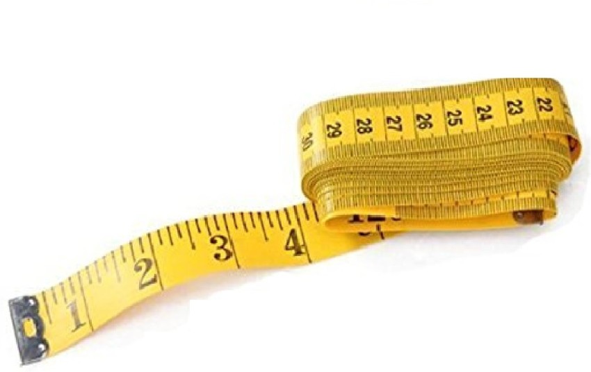 Holiday Ornament Cloth Measuring Tape Glass Ornament Sew Fitness Measure Go8539, Men's, Size: 3.5 H x 1.5 W x 3.25 D, Yellow
