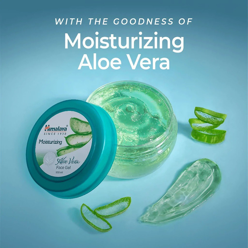 HIMALAYA Moisturizing Aloe Vera Face Gel 2x100ml Moisturizing