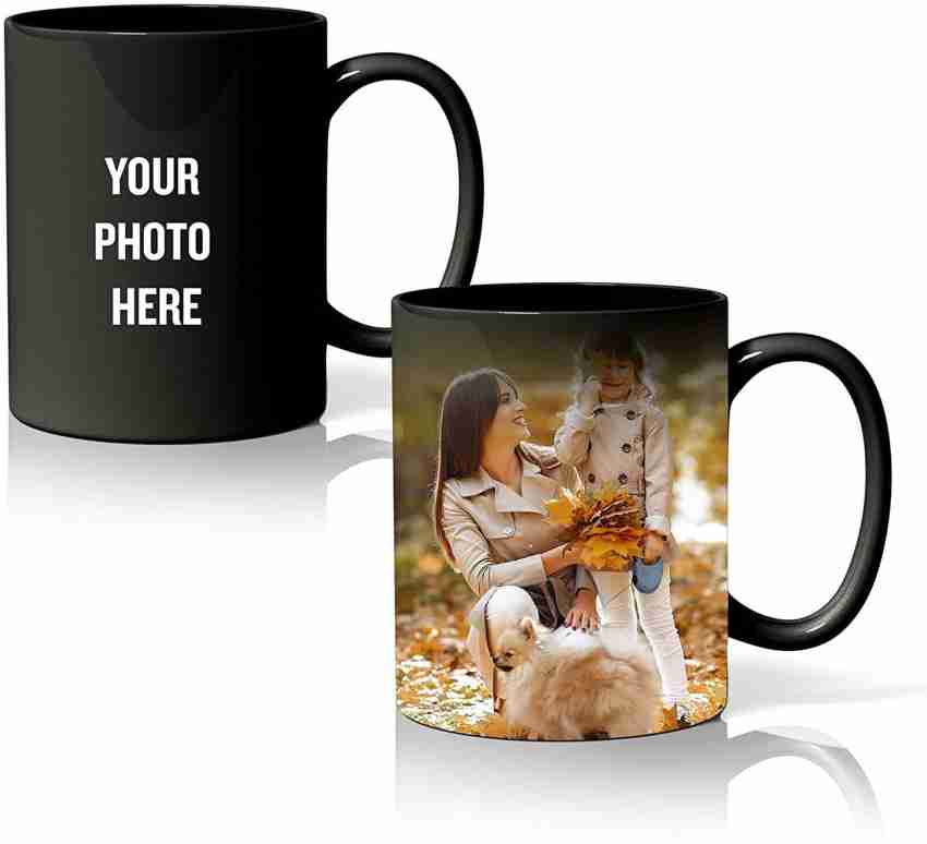 Black,White Printed Sublimation Magic Hot Water Mug, For Gifting, Capacity:  300 Ml