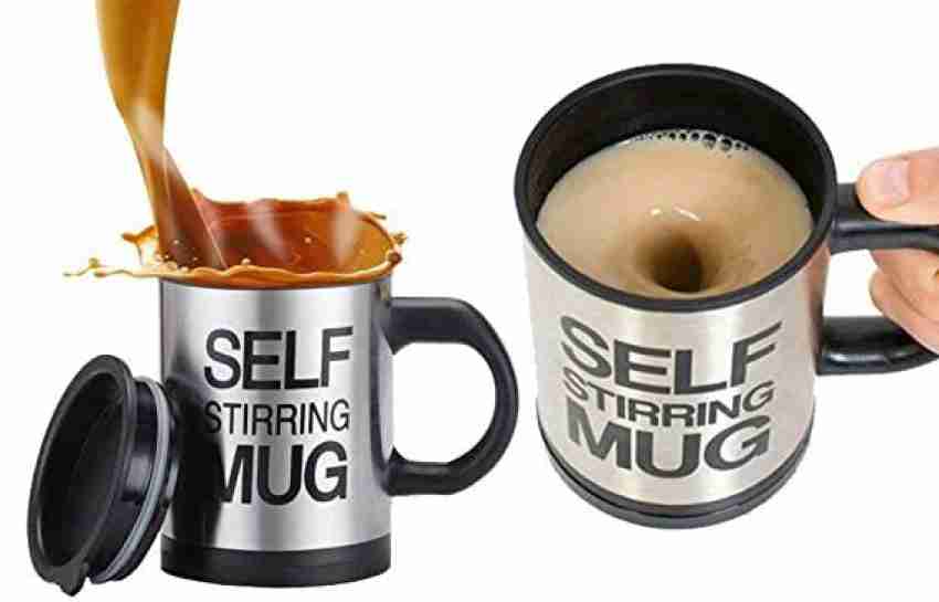 400ml Self Stirring Coffee Mug Cup Funny Electric Stainless Steel