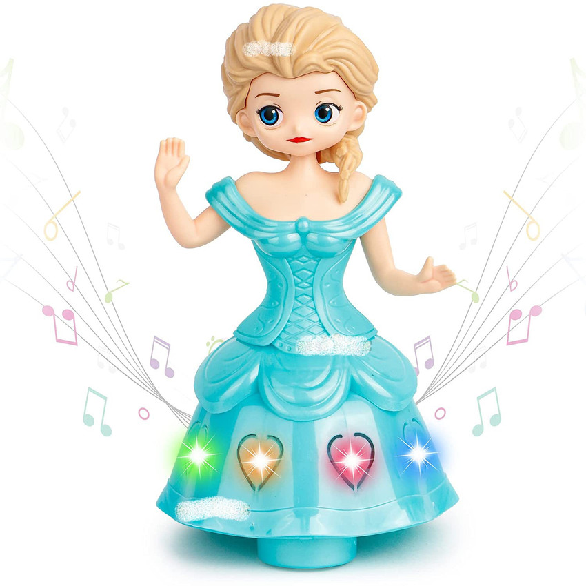TOYOMAA Angel Girl Dancing Doll for kids with Music Lights and
